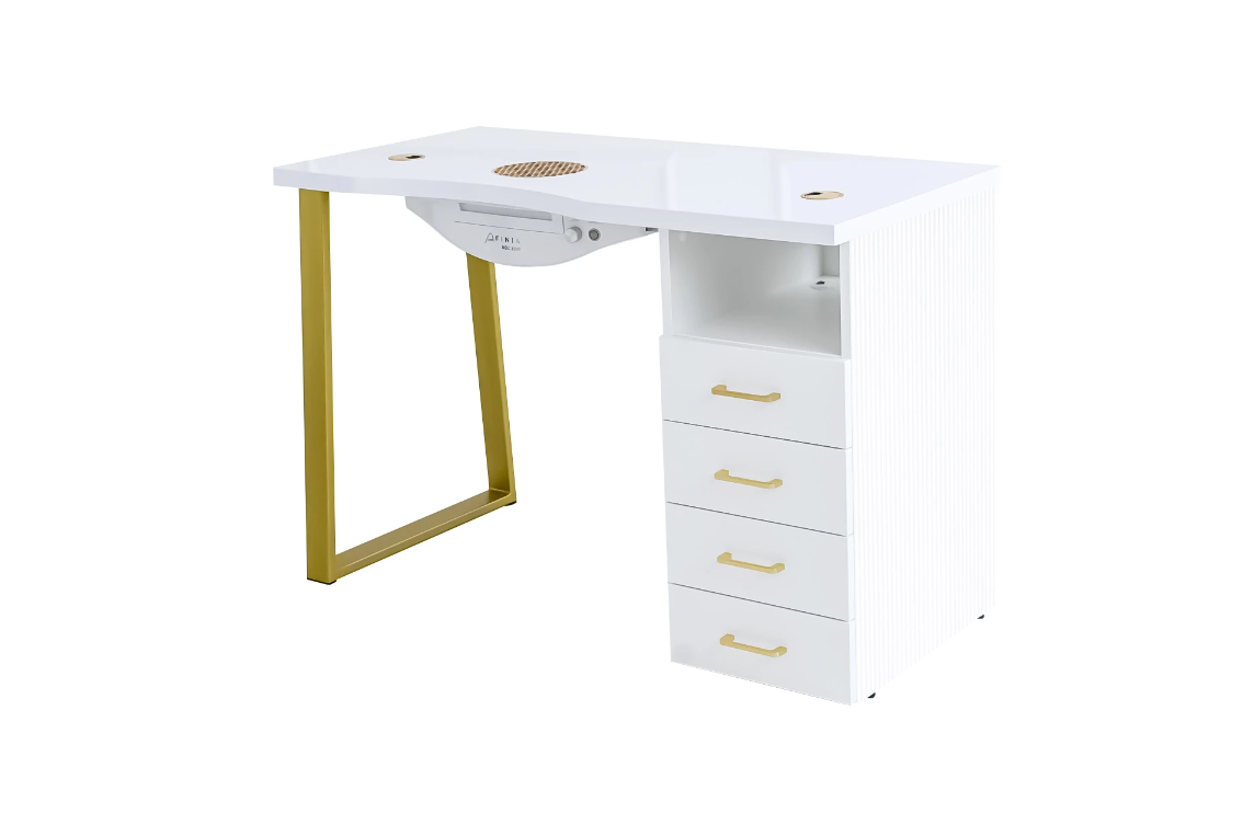 Manicure table Afinia - Prime gold