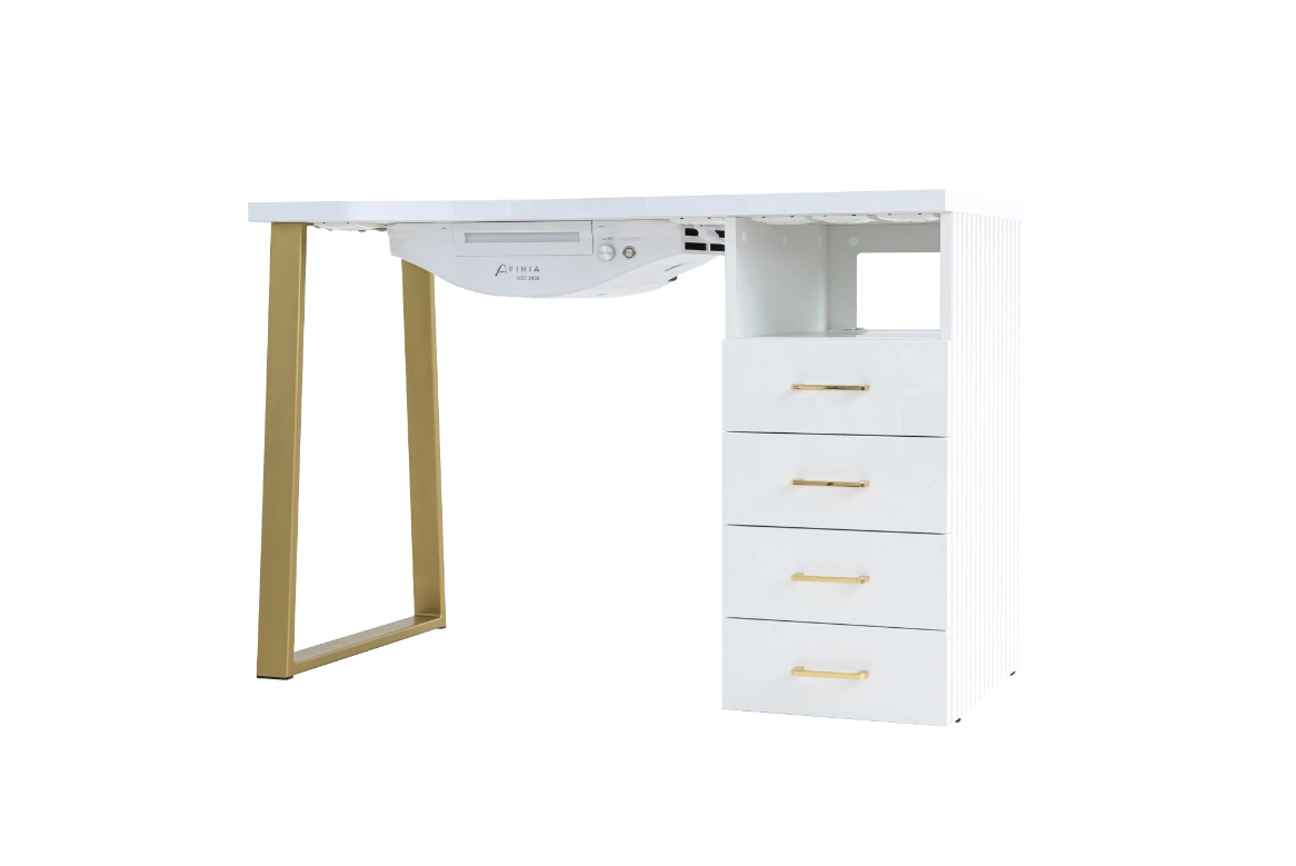 Manicure tafel Afinia - Prime goud