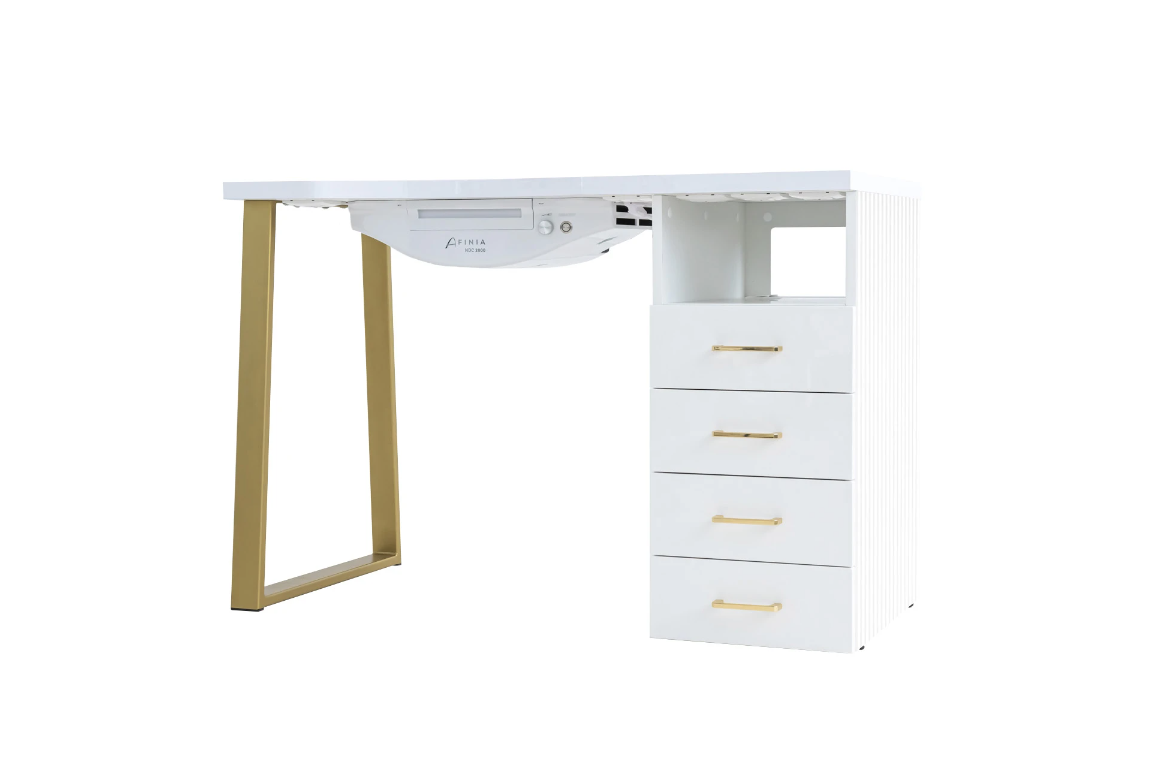Manicure table Afinia - Prime gold