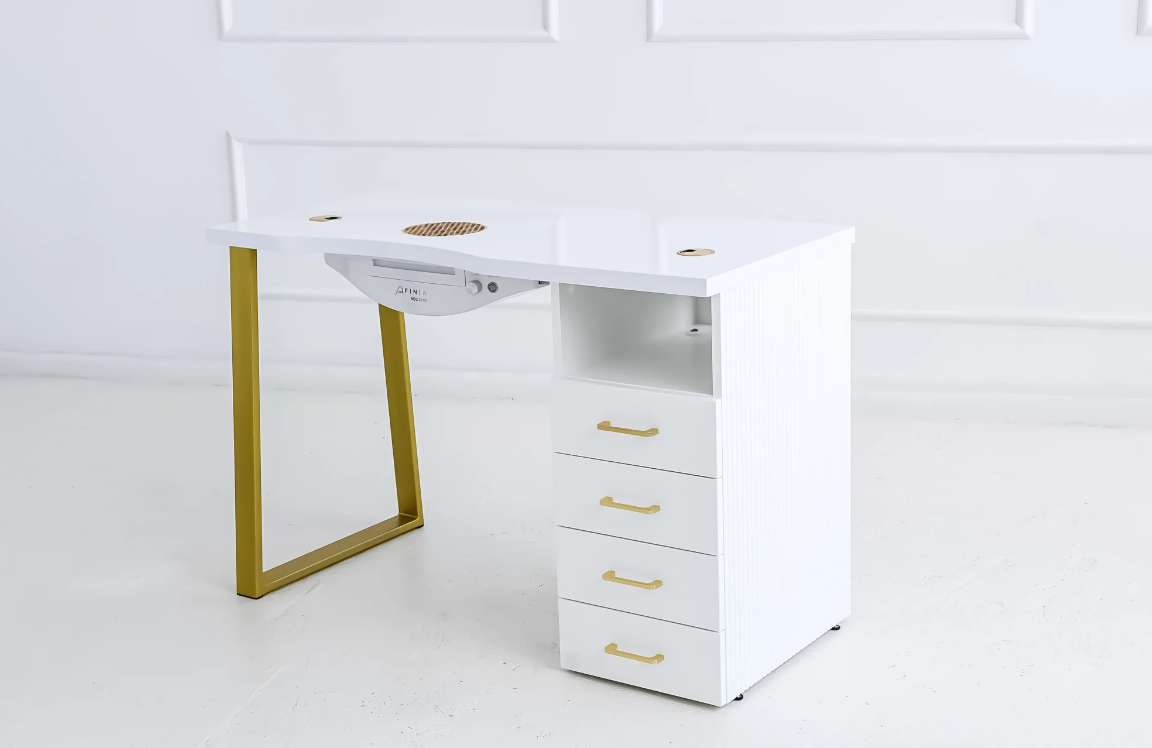 Manicure table Afinia - Prime gold