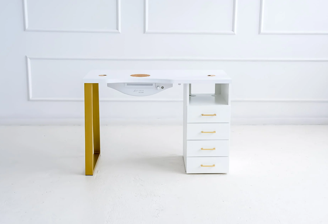 Manicure table Afinia - Prime gold
