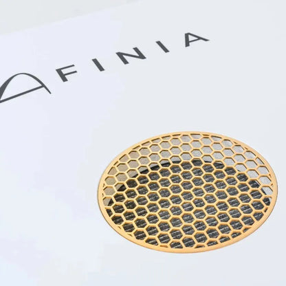 Honinggraat ventilatierooster – Goud