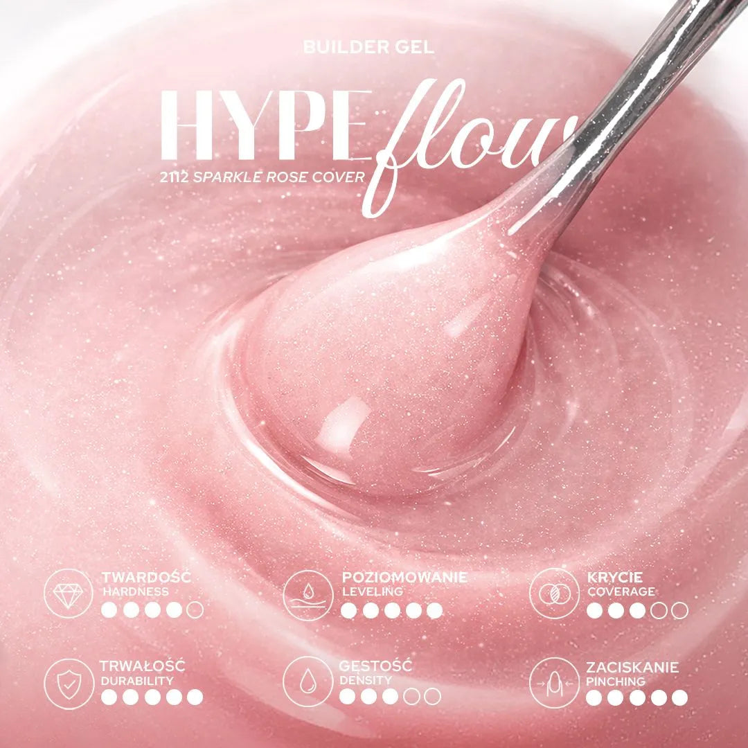 HYPE Flow Builder gel rosy sparkle