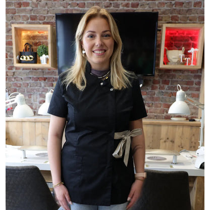 Nail stylist apron / tunic - black