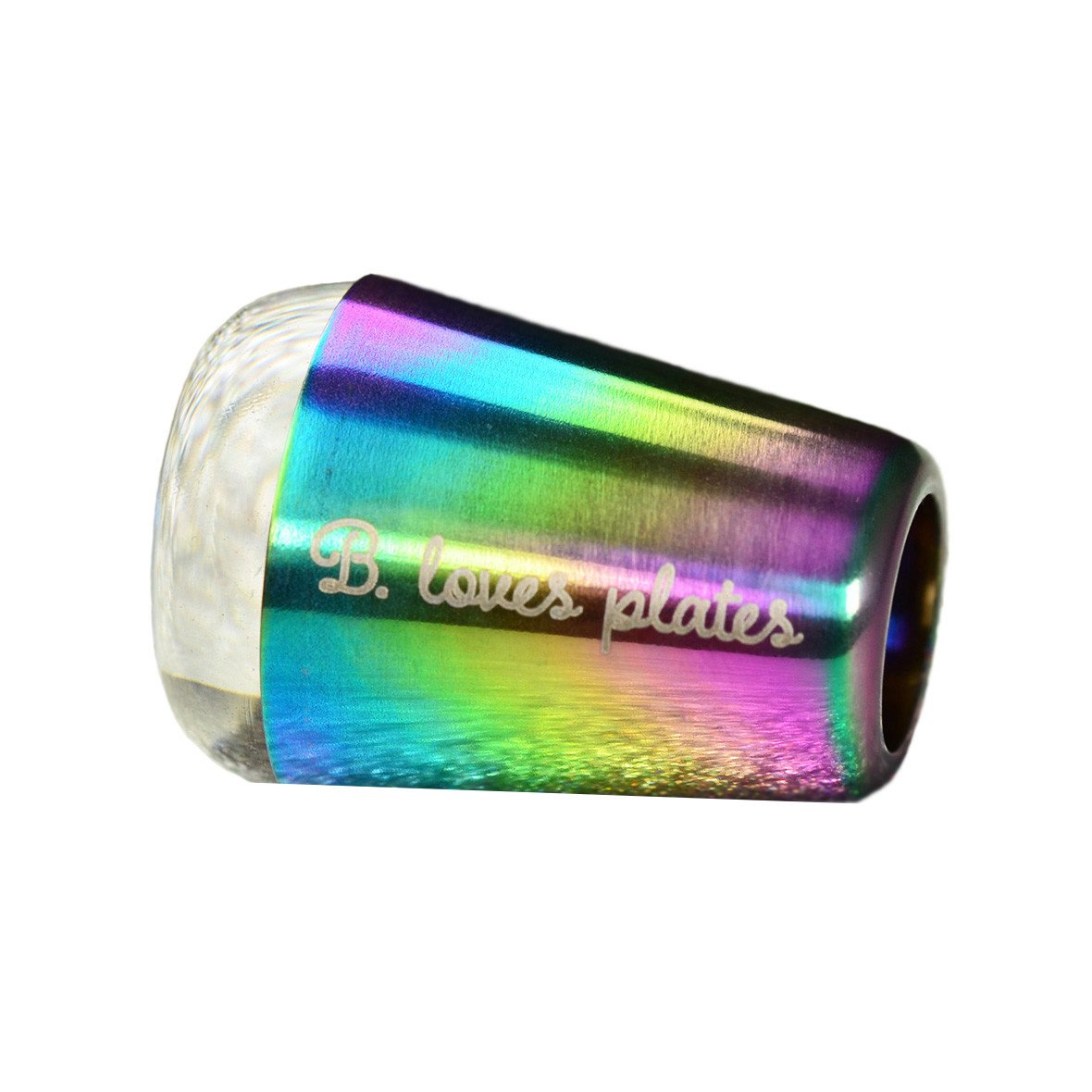 Clear stempel met glitter