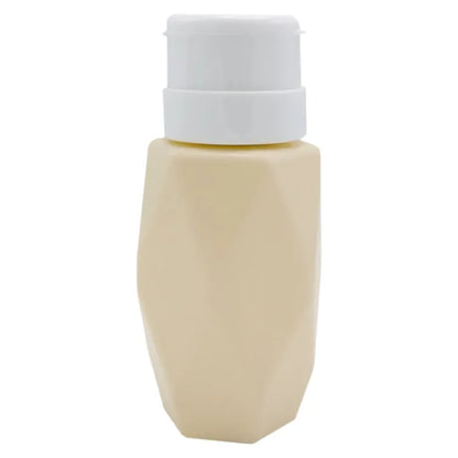 Geruite pompfles beige