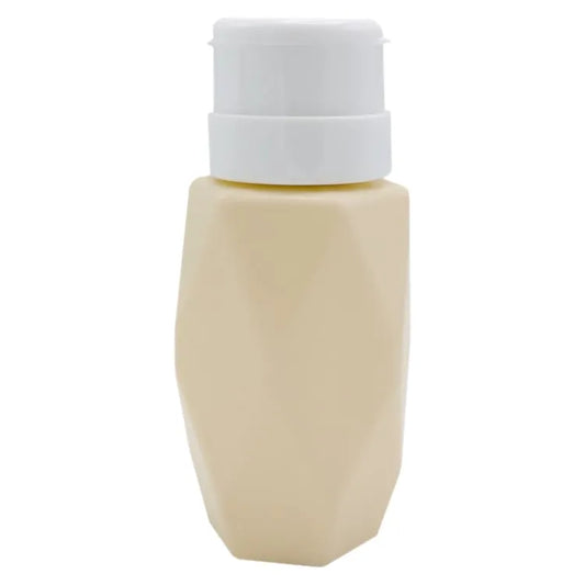 Geruite pompfles beige