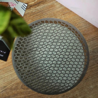 Honinggraat ventilatierooster – Zilver